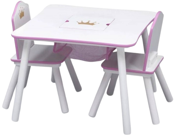 Dětský stůl s židlemi PRINCEZNY