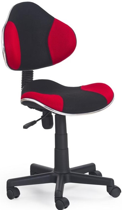 dětská židle FLASH černo-červená
