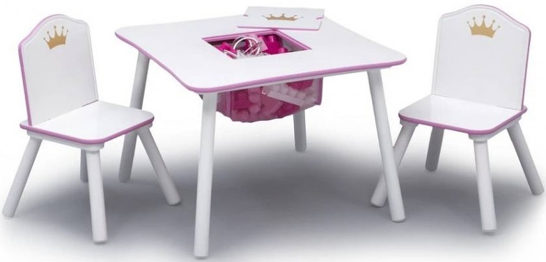Dětský stůl s židlemi PRINCEZNY gallery main image