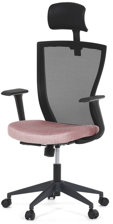 kancelářská židle KA-V328 PINK růžová gallery main image