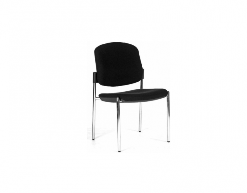 židle OPEN CHAIR 20 - černá, bez područek