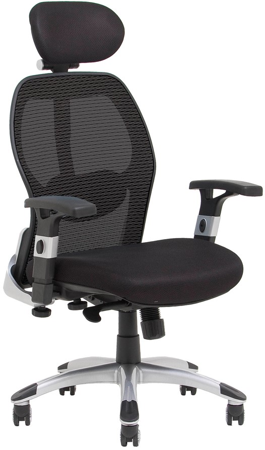 kancelářská židle MERKUR EKO volba barvy černá šedá modrá oranžová