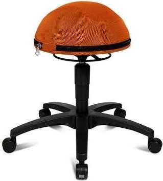 fitness židle Sitness Half Ball Basic Topstar oranžová