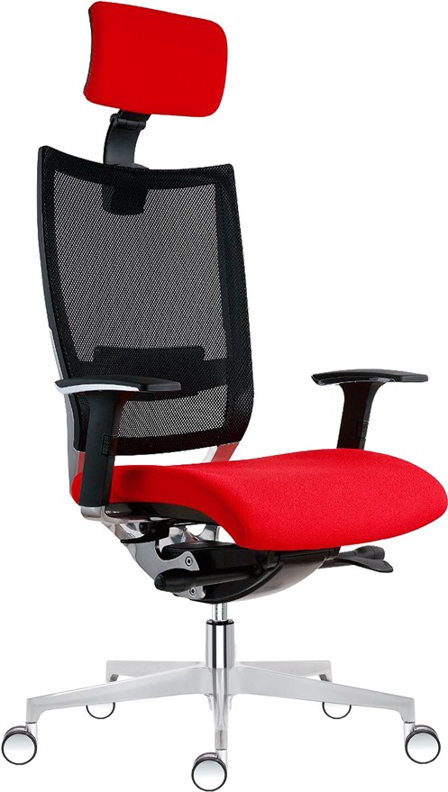 TOP kancelářská židle Concept PS od Pešky síťovaný opěrák barva dle výběru