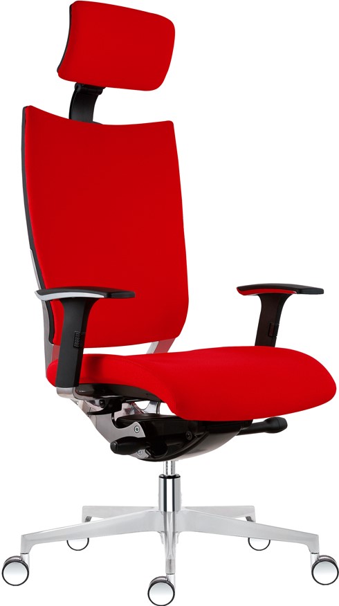 kancelářská židle Concept PC od Pešky s podhlavníkem celočalouněná do volitelného potahu