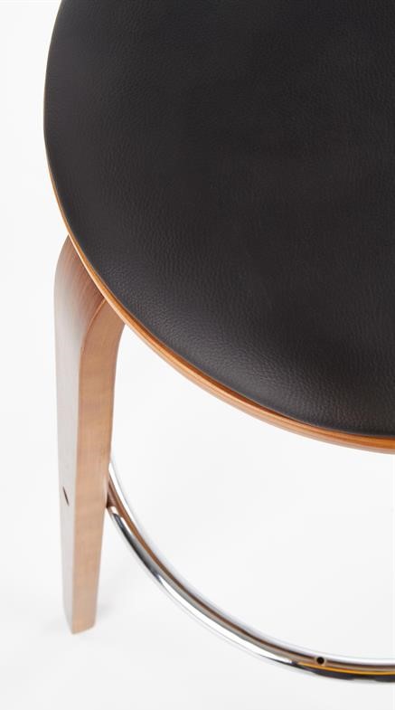 barová židle H39 Halmar černá eko kůže