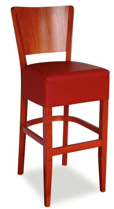 barová židle Josefina 363260 L.A. Bernkop masivní buk čalouněný sedák