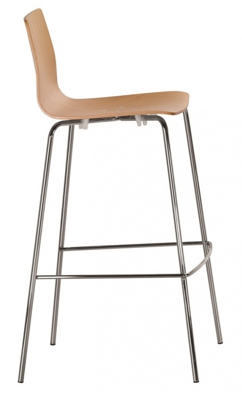 Barová židle Poppy PP 238 RIM celodřevěná