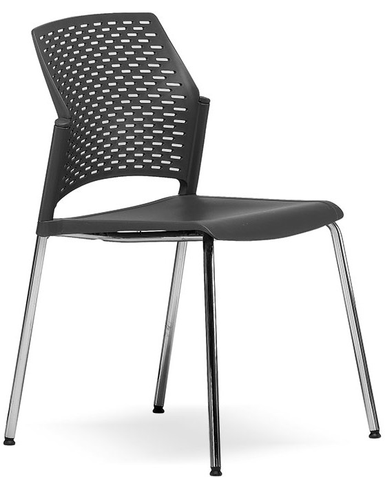 konferenční židle Rewind RW 2101 od RIM celoplastová, kovový trubkový rám