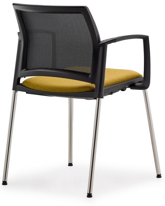 konferenční židle Easy Pro EP 1222 od RIM čalouněný sedák síťované opěradlo