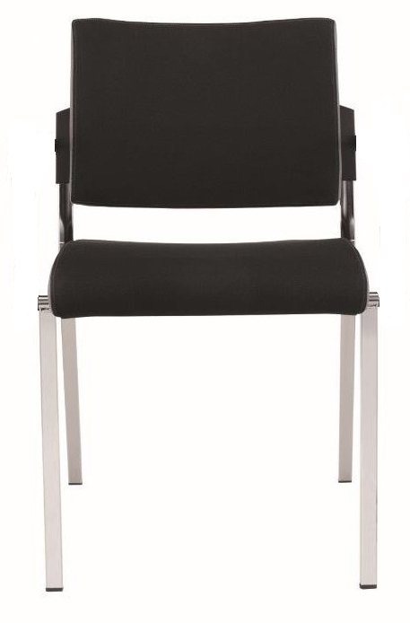 konferenční židle SQUARE VIP, šedý plast