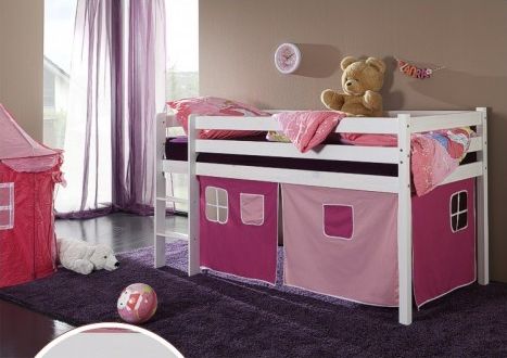 dětská vyvýšená postel 7 růžová od svět mimi