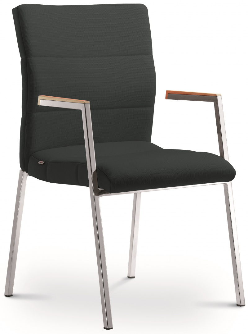 Konferenční židle LASER 681-K-N4, kostra chrom