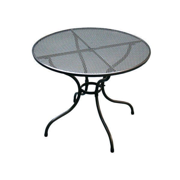 Kovový zahradní stůl TAKO 90cm - U502 kulatý