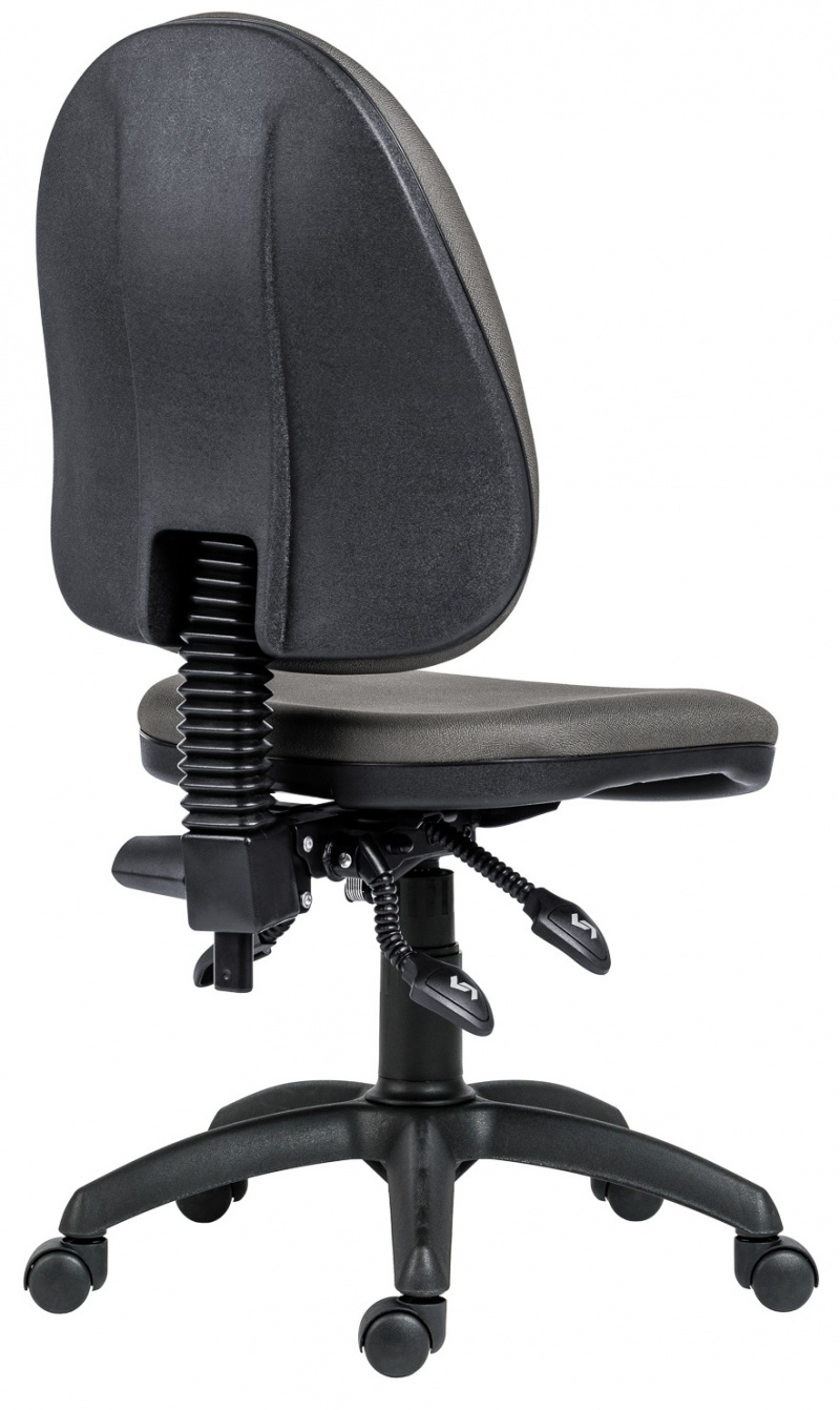 kancelářská židle PANTHER ASYN D5 šedá