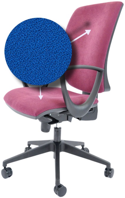 kancelářská židle MERCURY 1391 A/XPK asynchro, modrá, vzorový kus Rožnov
