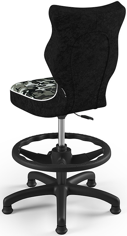 Dětská židle Petit Black 4 HC+F s opěrným kruhem, maskáč