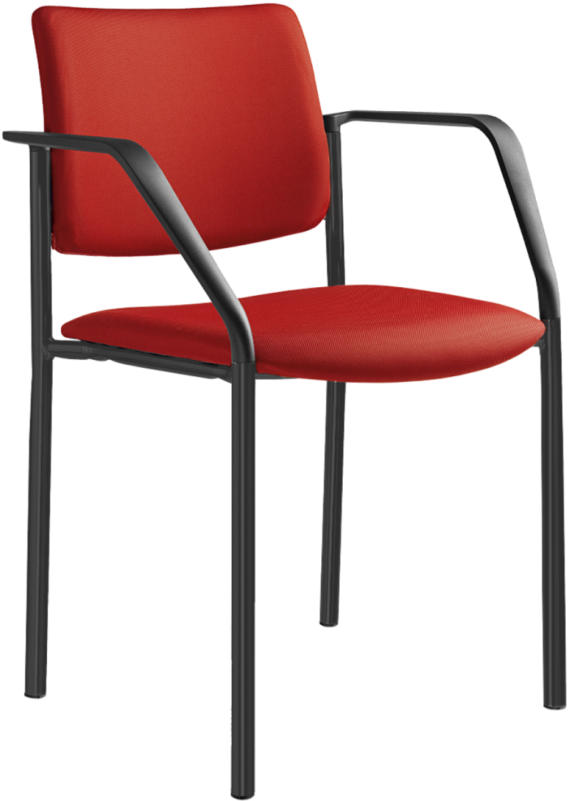 Konferenční židle CONFERENCE 155-N1,BR, černá