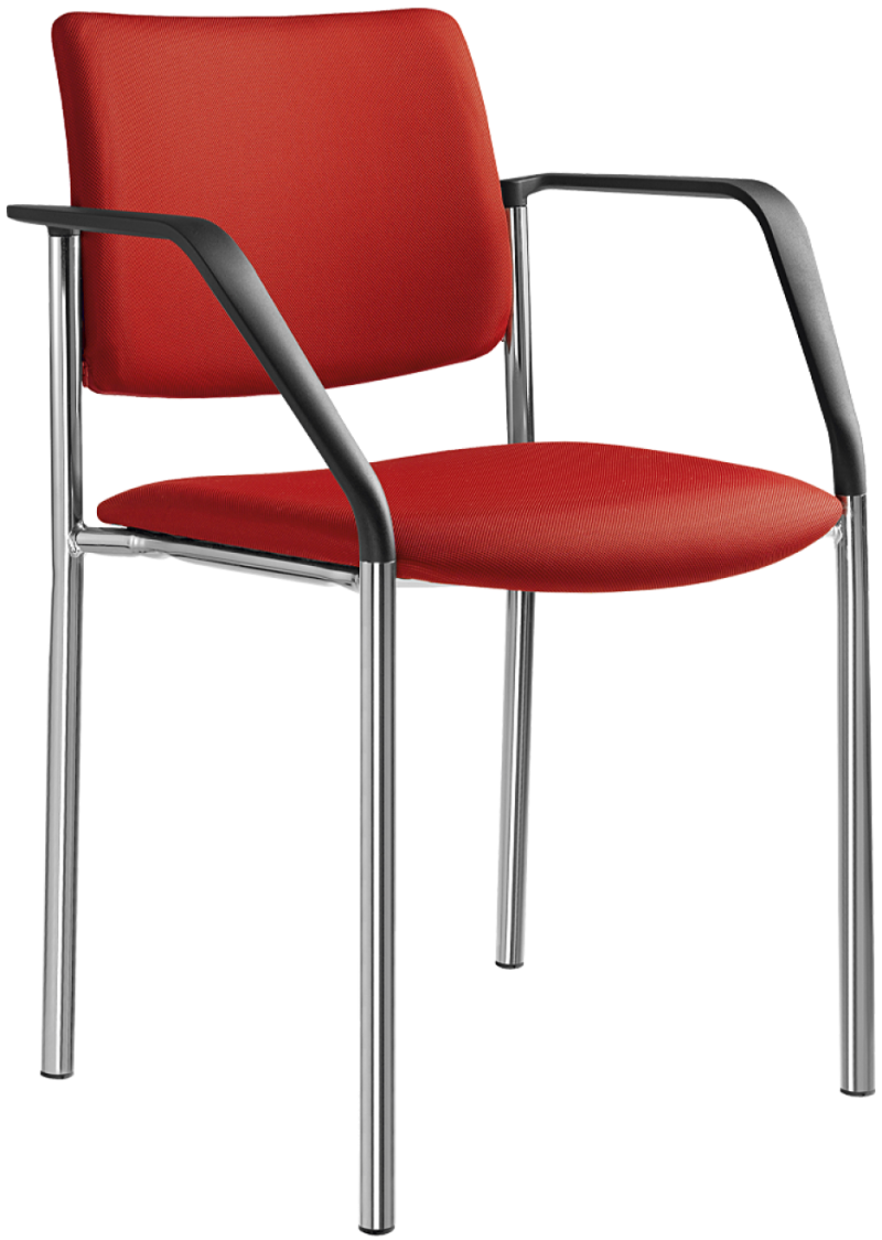 Konferenční židle CONFERENCE 155-N4,BR, chrom