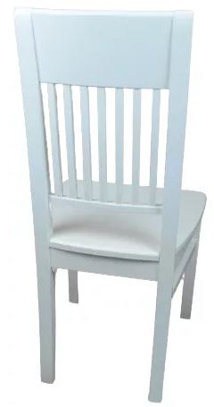 Jídelní židle Samba P masiv BÍLÁ