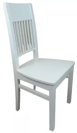 Jídelní židle Samba P masiv BÍLÁ