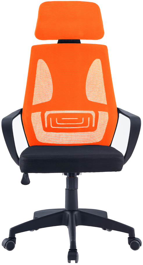 Kancelářská židle TAXIS NEW, černá/ oranžová