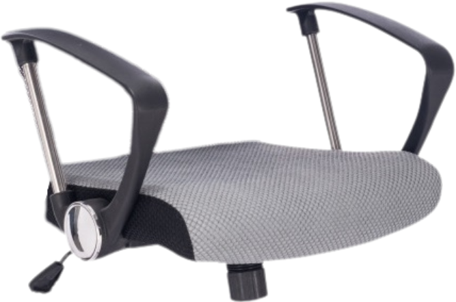 kancelářská židle PREZMA BLACK GREY, 5 hodin denně