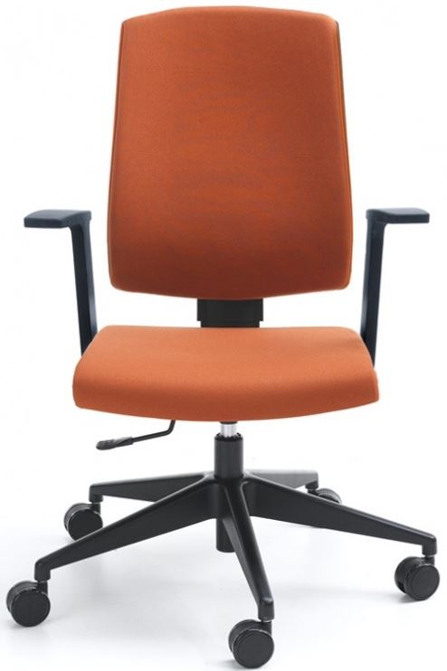 Kancelářská židle RAYA 23E, čalouněné záda