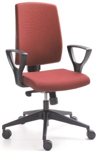Kancelářská židle RAYA 23S, čalouněné záda