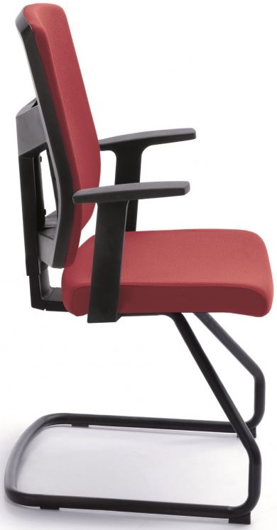 Konferenční židle RAYA 23V, čalouněné záda