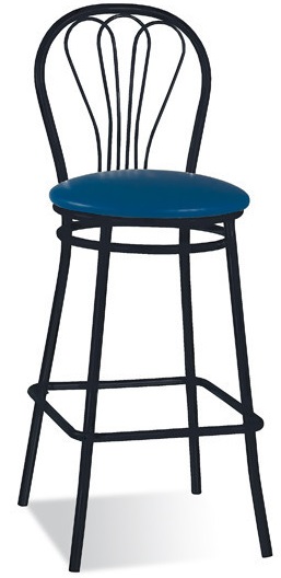 Jídelní židle VENUS HOCKER čalouněná, kostra černá