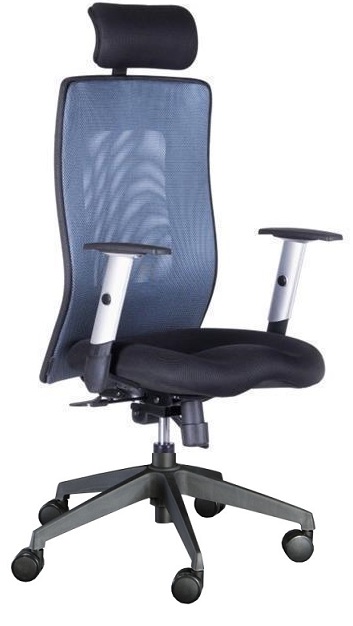 kancelářská židle LEXA XL+3D podhlavník,antracit