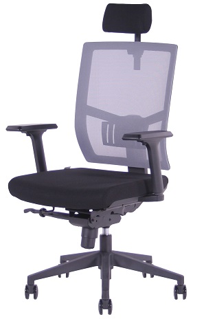 Kancelářská židle ANDY AN 833 ŠEDO-ČERNÁ