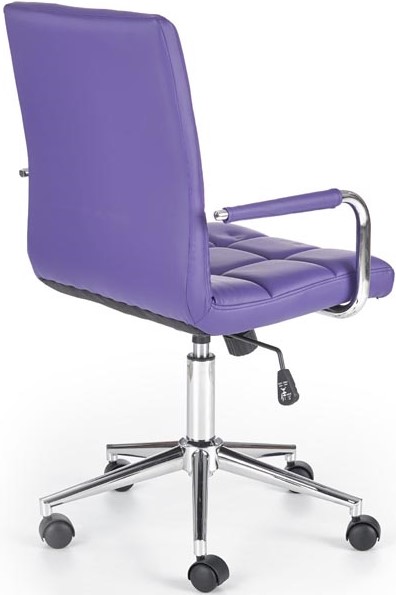 dětská židle GONZO 2 fialová čalouněná HALMAR