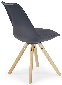 Jídelní židle K201 černá Halmar