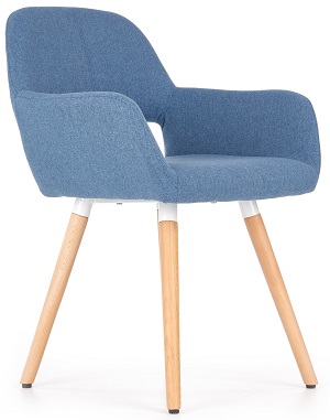 Jídelní židle K283 modrá Halmar