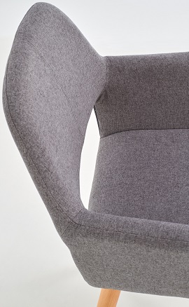 Jídelní židle K283 šedá Halmar detail