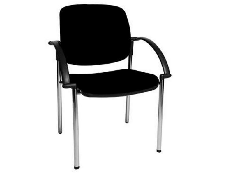 židle OPEN CHAIR 20 - kostra černá, s područkama