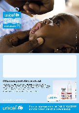unicef - náhled certifikát Očkování obrna