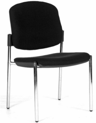 židle OPEN CHAIR 20 - černá, bez područek gallery main image