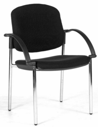 židle OPEN CHAIR 20 - kostra černá, s područkama gallery main image