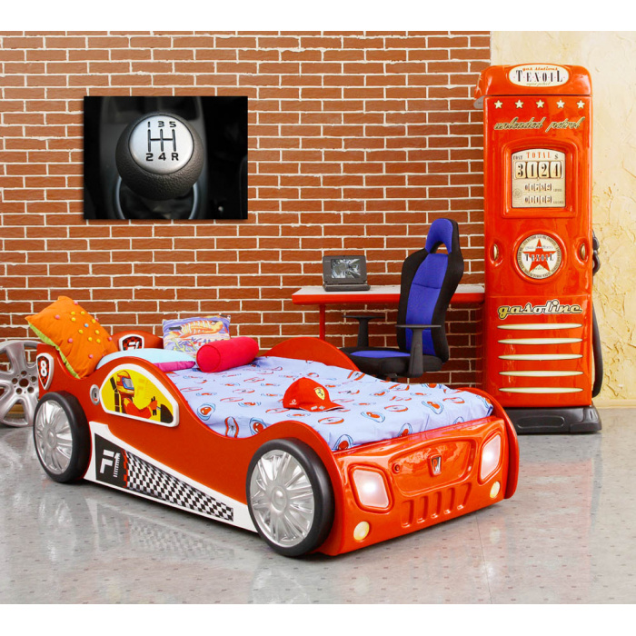 dětská auto postel Monza červená