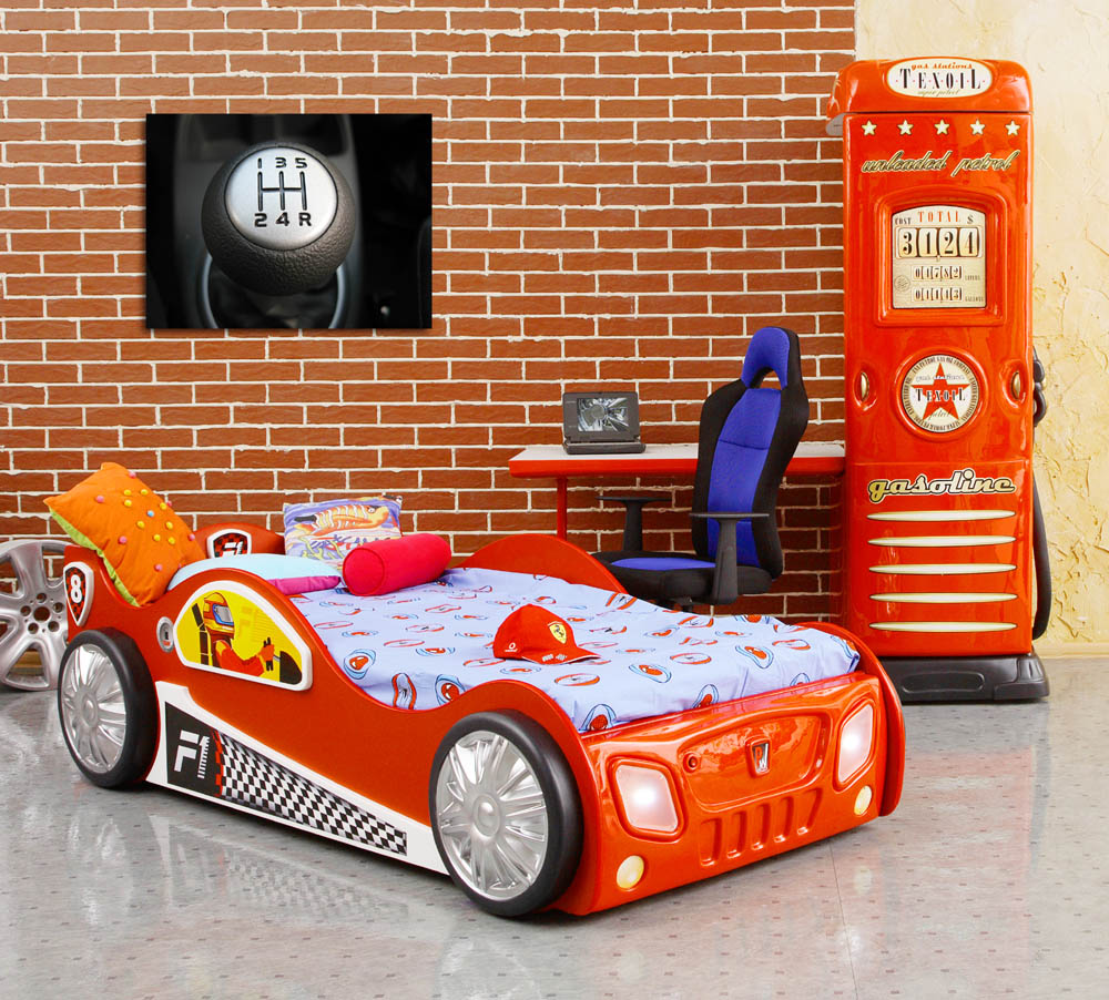 dětská auto postel Monza červená gallery main image