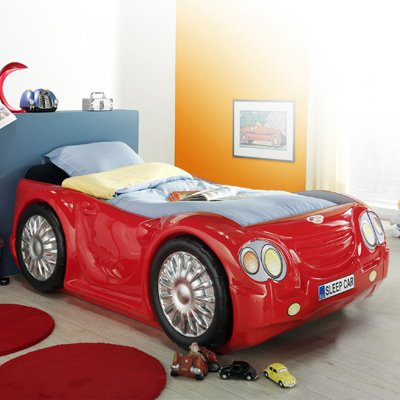 dětská postel auto SLEEPCAR červená
