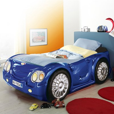 dětská postel auto SLEEPCAR modrá