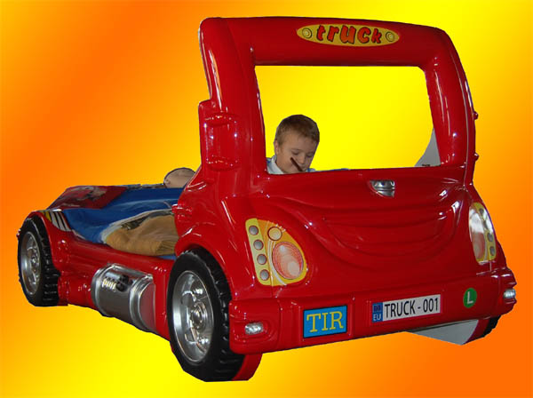 dětská auto postel TRUCK červená gallery main image