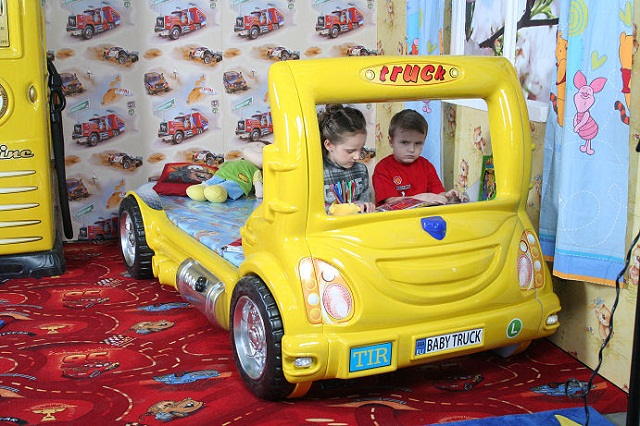 dětská auto postel TRUCK žlutá gallery main image