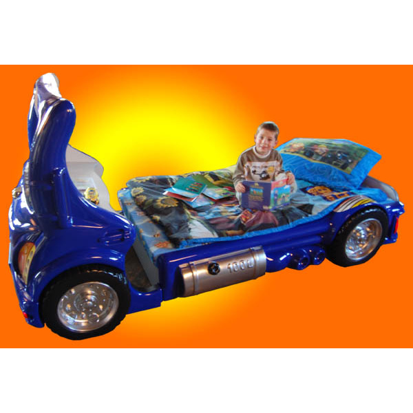 dětská auto postel TRUCK modrá