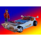 dětská auto postel FORMULE 1 bílá