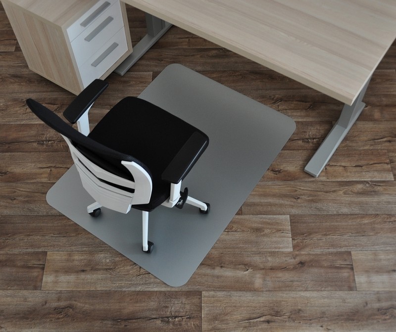 barevná podložka pod židle SMARTMATT 5090 PH-stříbro(120x90)
